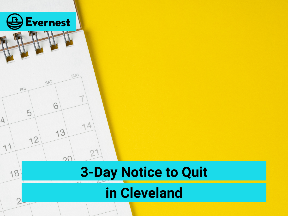 For Landlords: Understanding the 3-Day Notice to Quit in Cleveland